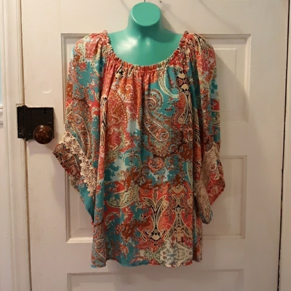Nordstrom Spense floral blouse small - Picture 1 of 2